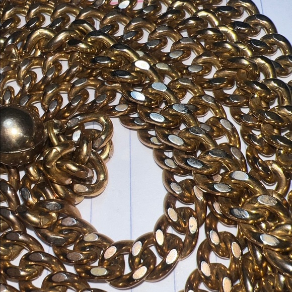 Vintage Goldtone Chain Belt